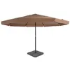 Image de vidaXL Parasol de Jardin avec Base Portable, Pare-soleil de Patio, Abri de Soleil, Parasol de Terrasse Arrière-cour 276324