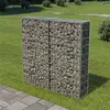 Image de Mur à gabion avec couvercles Acier galvanisé 100x20x100 cm
