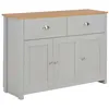 Image de Buffet Gris 112x35x81 cm