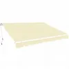 Image de vidaXL Luifel handmatig uittrekbaar 600 cm cràme276353