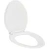 Image de vidaXL Toiletbril soft-close met quick-release ontwerp wit145019