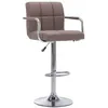 Image de vidaXL Tabouret de bar Taupe Tissu283418