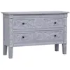 Image de vidaXL Dressoir met 2 lades 90x30x60 cm massief mahoniehout283851