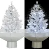 Image de vidaXL Kerstboom sneeuwend met paraplubasis 75 cm wit284332