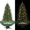 Image de vidaXL Arbre de Noël Neigeux avec Base de Parapluie Sapin de Noël Artificiel Arbre Décoration de Noël Salon Salle de Séjour 284337