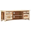 Image de vidaXL Meuble TV 120 x 30 x 40 cm Bois de récupération massif