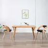 Image de Chaises à manger lot de 2 noir bois courbé et similicuir