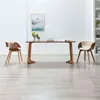 Image de Chaise vidaxl H. 70 cm non pliable interieur en bois beige