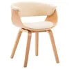 Image de Chaise vidaxl en bois pliable H. 72 cm interieur beige