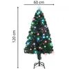 Image de Arbre de Noël artificiel - avec standard et LED - 150 cm - Vidaxl