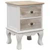 Image de Table de chevet 35x30x50 cm Bois de Paulownia