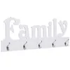Image de vidaXL Porte-manteau mural FAMILY 74x29,5 cm