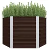 Image de vidaXL Lit Surélevé Pot à Fleurs Jardinière Pot à Plante Bac à Plante Véranda Jardin Balcon Patio Terrasse Cour Extérieur 45721