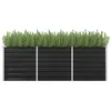 Image de Lit surélevé de jardin Anthracite 240x80x77 cm Acier galvanisé