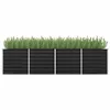 Image de Lit surélevé de jardin Anthracite 320x80x77 cm Acier galvanisé