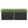 Image de Lit surélevé de jardin Anthracite 160x40x45 cm Acier galvanisé