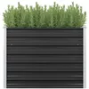 Image de Lit surélevé de jardin Anthracite 100x40x77 cm Acier galvanisé