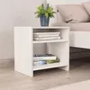 Image de Table de chevet Blanc 40x30x40 cm Bois d ingénierie