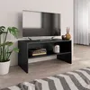 Image de Meuble TV Noir 80x40x40 cm Bois d'ingénierie