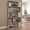Image de Bibliothèque Séparateur de pièce Gris béton Bois d'ingénierie