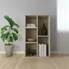 Image de Bibliothèque Buffet Chêne sonoma 50x25x80 cm Bois d'ingénierie