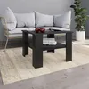 Image de Table basse Noir 60x60x42 cm Bois d'ingénierie