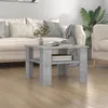 Image de Table basse Gris béton 60x60x42 cm Bois d'ingénierie