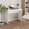 Image de vidaXL Bureau Blanc 90x40x72 cm Bois d'ingénierie