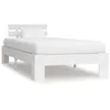 Image de Cadre de lit sans matelas blanc bois de pin massif 100x200 cm
