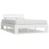 Image de Cadre de lit sans matelas blanc bois de pin massif 120x200 cm
