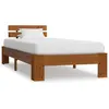 Image de Cadre de lit sans matelas marron miel 100x200cm bois pin massif