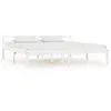 Image de Cadre de lit sans matelas blanc bois massif de pin 180x200 cm