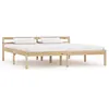 Image de Cadre de lit sans matelas bois massif de pin 180x200 cm