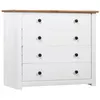 Image de Armoire latérale Blanc 80x40x73 cm Pin Assortiment Panama