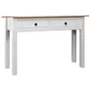 Image de Table console Blanc 110x40x72 cm Pin solide Gamme Panama