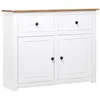 Image de Buffet Blanc 93x40x80 cm Pin Gamme Panama
