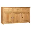 Image de Buffet 135x40x80 cm Pin solide Assortiment Panama