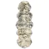 Image de vidaXL Vloerkleed 60x180 cm schapenvacht gemêleerd donkergrijs283884