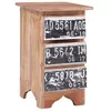 Image de Table de chevet 30x30x51 cm bois d acajou massif