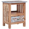 Image de Table de chevet 41x30x50 cm bois d acajou massif