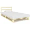 Image de Cadre de lit de palette sans matelas 90x200 cm bois pin massif
