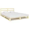 Image de vidaXL Bedframe pallet massief grenenhout 160x200 cm285245