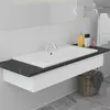 Image de Lavabo encastré 81 x 39,5 x 18,5 cm Céramique Blanc