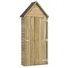 Image de vidaXL Abri à outils de jardin avec porte 77x28x178cm Pinède imprégnée