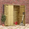 Image de vidaXL Abri à outils de jardin 123x50x171 cm Pinède imprégnée 46361