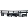 Image de Canapés de jardin palette 4 pcs noir bois