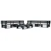 Image de Canapés de jardin palette 6 pcs noir bois