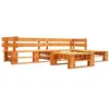 Image de Canapés de jardin palette 4 pcs Bois Marron miel