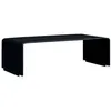 Image de vidaXL Salontafel 98x45x31 cm gehard glas zwart 284729
