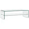 Image de Table basse Clair 98x45x31 cm Verre trempé